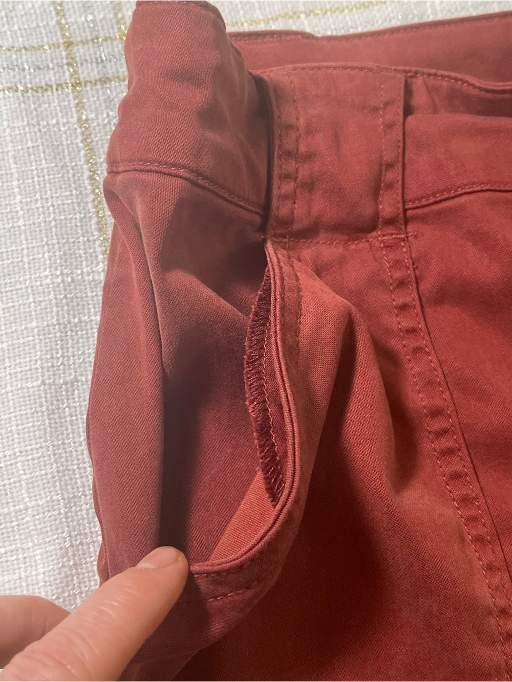 Joie Woman’s wide leg pants Terracotta Lyocell/Cotton Size 8 - Picture 6 of 13